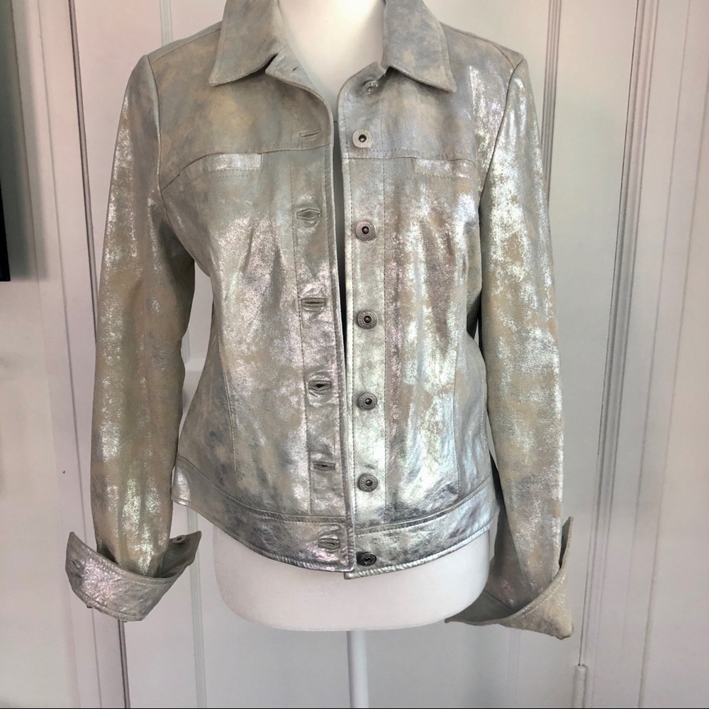 In Suede 100% leather jacket